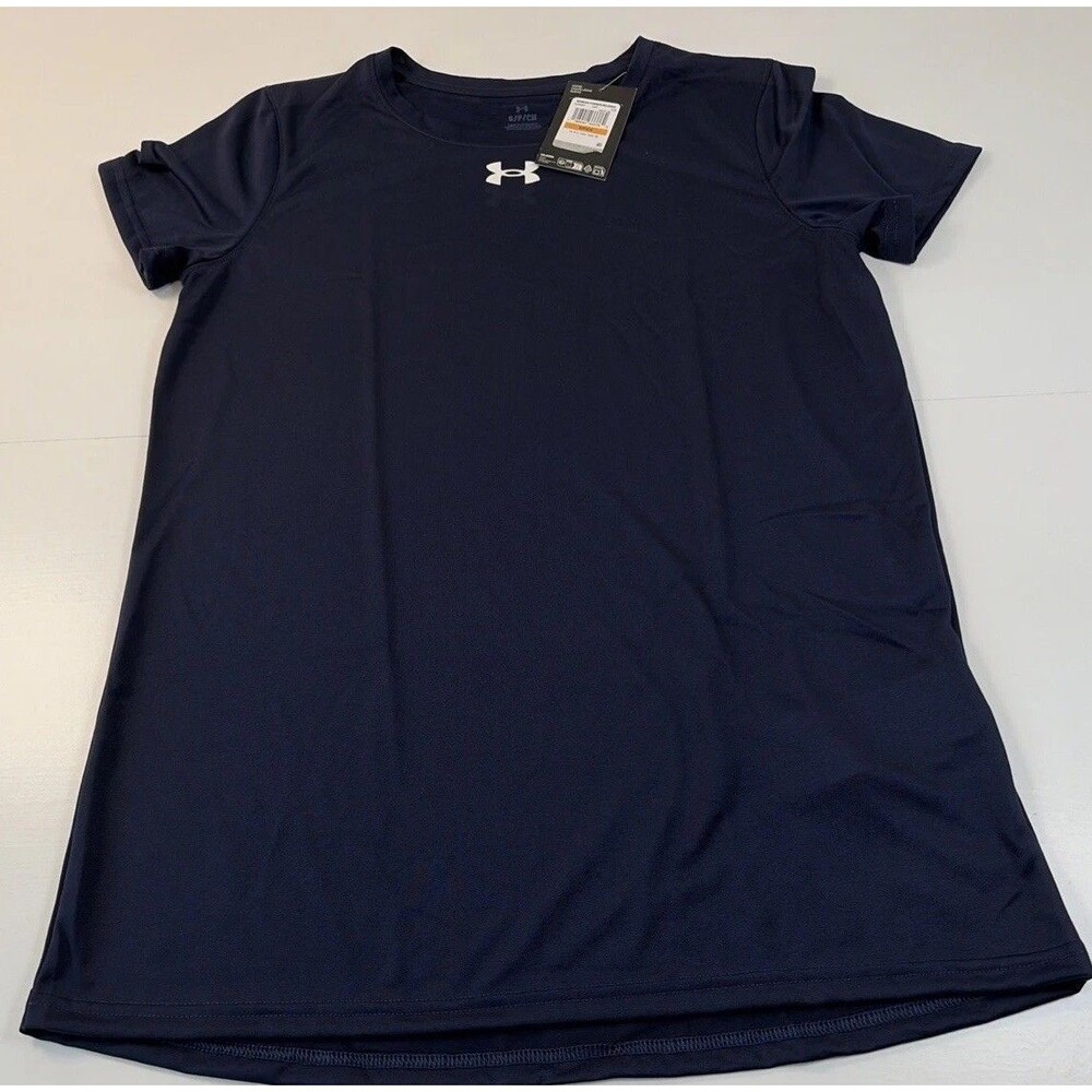 Under Armour Womens Short Sleeve Locker Tee Blue Size Small
